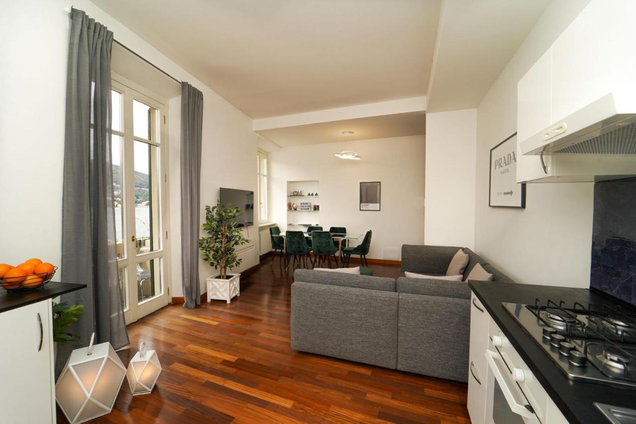 Appartamento Esclusivo Fronte Lago, In Centro A Como Con Garage מראה חיצוני תמונה